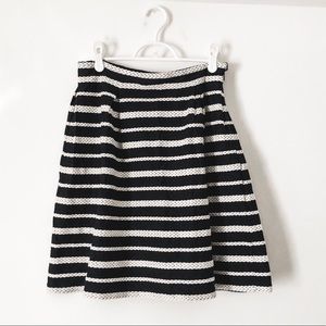 Navy Blue and White Skirt